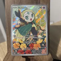 Meloetta 026 Me: Mega Evolution Promo Holo Pokemon Card Near Mint Condition - Image 1