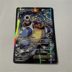 Pokemon TCG Blastoise EX Full Art Holo Promo Card XY122 XY Set Card Stock - Image 1