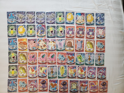 LP/NM 60 BLUE LOGO Pokemon Topps cards lot Logo 1999 - Image 1