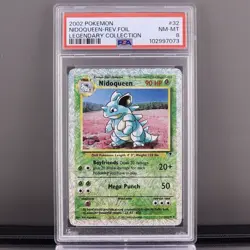 2002 Pokemon Legendary Collection Nidoqueen Reverse Foil 32/110 PSA 8 - Image 1