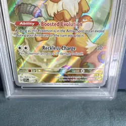 Pokemon Eevee SVP EN Holo PSA 9 Prismatic Evolutions ETB #173 Promo Black Star - Image 4