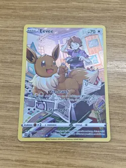 Pokemon TCG Brilliant Stars EEVEE TG11/TG30 Trainer Gallery Full Art - Image 1