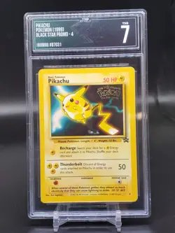 Pikachu The First Movie Pokemon Black Star Promo 4 Top Shelf 7 - Image 1