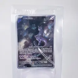 MEWTWO SVP 052 Scarlet Violet 151 Promo Illustration Rare Pokemon Card SEALED - Image 1