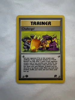 Pokemon 2000 Challenge Team Rocket 1st Edition vintage Wizards of the Coast VG - Image 1