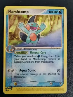 Pokemon Card Marshtomp 41/109 EX Ruby & Sapphire Uncommon - Image 1