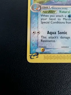 Pokemon Card Marshtomp 41/109 EX Ruby & Sapphire Uncommon - Image 4