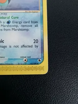 Pokemon Card Marshtomp 41/109 EX Ruby & Sapphire Uncommon - Image 5