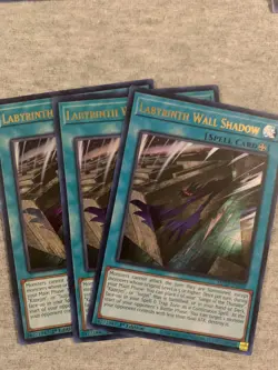 3x Labyrinth Wall Shadow 1st Edition Ultra Rare MP24-EN259 Yu-Gi-Oh! - Image 1