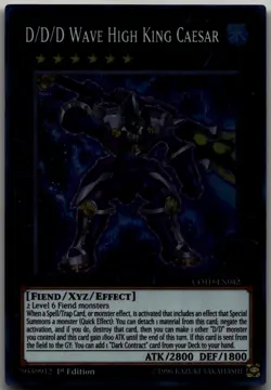 D/D/D Wave High King Caesar Super Rare Code of the Duelist COTD-EN042 LP - Image 1