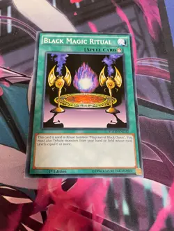 YUGIOH - BLACK MAGIC RITUAL - COMMON - YGLD - 1ST ED - NM - Image 1