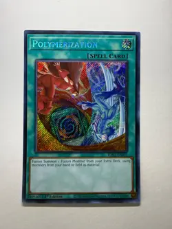 Yugioh - Polymerization (Hero Art) - Secret Rare - 1st RA03-EN051 NM - Image 1