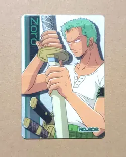 No.202 Roronoa Zoro One Piece Gummy Card Trading Card Gumi 2004 - Image 1