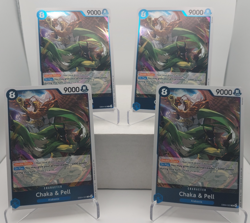 Chaka & Pell Playset - EB04-023 x4 - The Azure Sea's Seven - One Piece TCG - Image 1