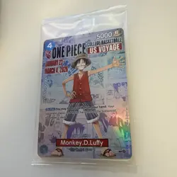 One Piece Monkey D. Luffy College Basketball Promo Card - Image 4