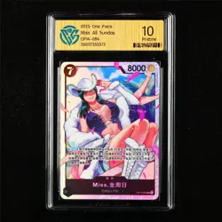 CCG 10 Pristine 2025 One Piece CHN Miss All Sunday OP14-084 SR - Image 1