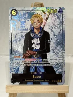 One Piece OP13-120 Sabo SEC Parallel Carrying On His Will Near Mint - Image 1