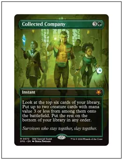 1x Collected Company, Special Guest 0072, Magic the Gathering MTG NM - Image 1