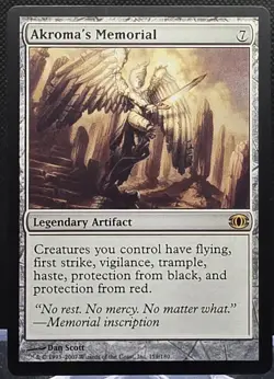 Akroma's Memorial #159 Future Sight Regular Rare - Image 1