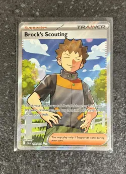 Brock's Scouting 179/159 Pokemon TCG S&V Journey Together Ultra Rare English - Image 1