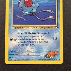Misty's Tentacool 057/132 Gym Heroes Non-Holo Pokemon Card Wizards Near Mint NM - Image 3
