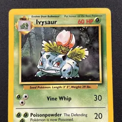 Ivysaur 030/102 Base Set Regular Pokemon Card Near Mint NM - Image 2