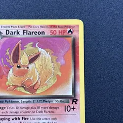 Dark Flareon 35/82 Team Rocket Non-Holo Pokemon Card Wizards Near Mint - Image 4
