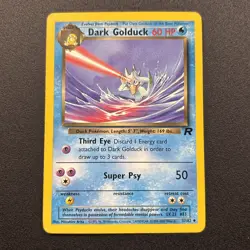 Dark Golduck 37/82 Team Rocket Non-Holo Pokemon Card Wizards Near Mint NM - Image 1