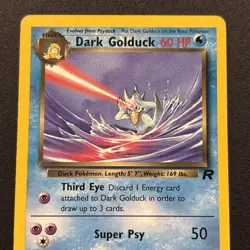 Dark Golduck 37/82 Team Rocket Non-Holo Pokemon Card Wizards Near Mint NM - Image 2