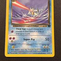 Dark Golduck 37/82 Team Rocket Non-Holo Pokemon Card Wizards Near Mint NM - Image 3