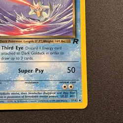 Dark Golduck 37/82 Team Rocket Non-Holo Pokemon Card Wizards Near Mint NM - Image 5