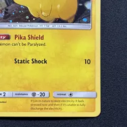 Pikachu SM157 Black Star Promo Holo Sun& Moon Pokemon Card Near Mint NM - Image 5