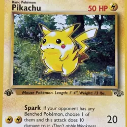 Pikachu 60/64 Jungle Non-Holo 1999 Pokemon Card Wizards WOTC Near Mint NM - Image 4