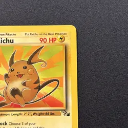 Raichu 29/62 Fossil Non-Holo Vintage WOTC Pokemon Card Near Mint NM - Image 4