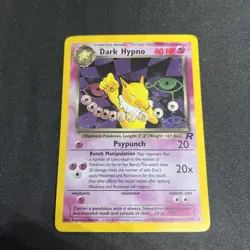 Pokemon TCG Card Dark Hypno 9/82 Holo Team Rocket Vintage Rare WOTC - Image 1