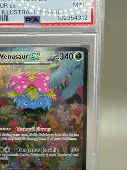 2023 POKEMON MEW EN-151 #198 Venusaur ex Special Illustration Rare PSA 9 - Image 3