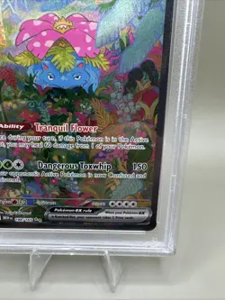 2023 POKEMON MEW EN-151 #198 Venusaur ex Special Illustration Rare PSA 9 - Image 4