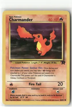 Pokemon Charmander Common Team Rocket 50/82 - Image 1