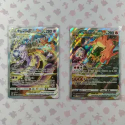 VSTAR Mewtwo & Charizard Set of 2 GG44/GG70, SWSH262 Dual Art Pokemon Tcg - Image 1