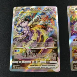 VSTAR Mewtwo & Charizard Set of 2 GG44/GG70, SWSH262 Dual Art Pokemon Tcg - Image 3