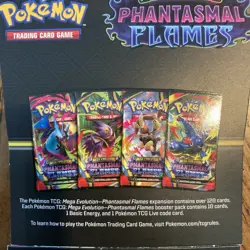 Pokemon Phantasmal Flames Sleeved Booster Pack Mega Gengar Pokemon - NEW SEALED - Image 3