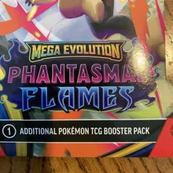 Pokemon Phantasmal Flames Sleeved Booster Pack Mega Gengar Pokemon - NEW SEALED - Image 5