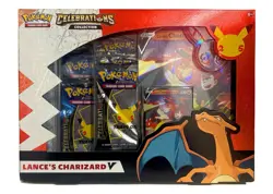 Pokemon TCG 25th Celebrations Lance's Charizard V Box New Sealed 820650809392 - Image 1