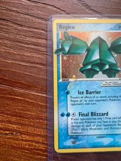 2006 Pokemon Regice EX (2006) Gold Star #90/92 Legend Maker Holo Foil Rare! - Image 2