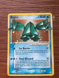 2006 Pokemon Regice EX (2006) Gold Star #90/92 Legend Maker Holo Foil Rare! - Image 5