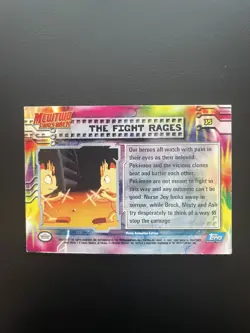 Pokemon Charizard Topps Mewtwo Strikes Back: The Fight Rages Holo Foil HP - Image 2