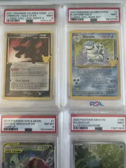 Pokemon Graded Lot PSA SLABS ONLY Lot of 8's & 9's - Image 2