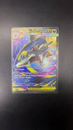 Pokemon Mega Sharpedo ex 127/094 Phantasmal Flames Holo Illustration Rare - Image 1