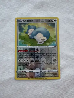Pokemon 2020 Snorlax Reverse Holo Vivid Voltage Mint packfresh 131/185 - Image 1