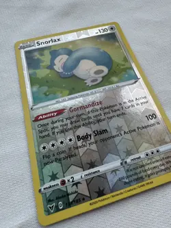Pokemon 2020 Snorlax Reverse Holo Vivid Voltage Mint packfresh 131/185 - Image 4